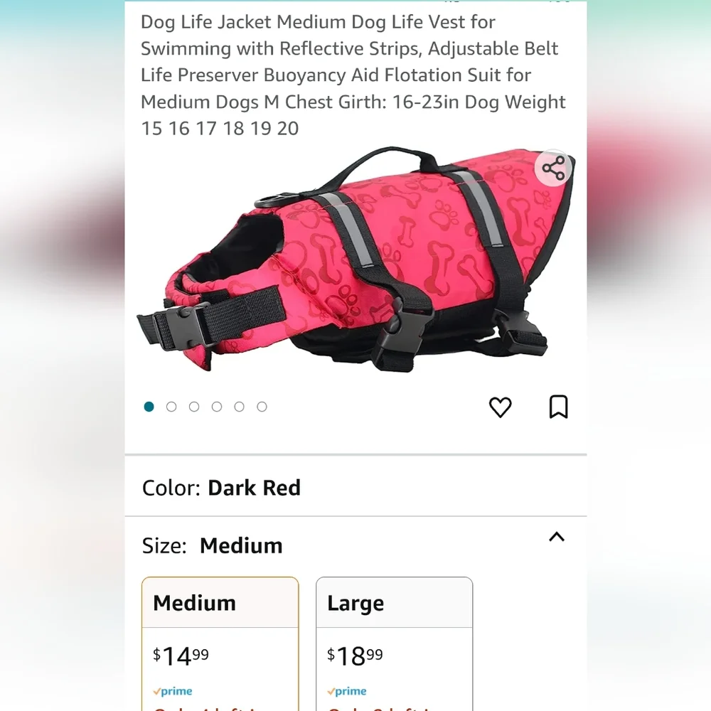 Dog Life Jacket